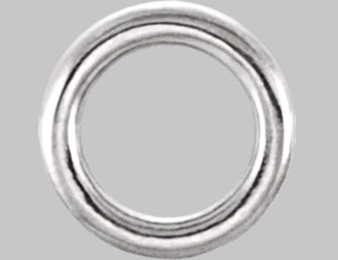 Semi Polished Circle Bail in 10K/14K/18K Yellow White Rose Gold, Sterling Silver and Platinum - Jewelry Findings