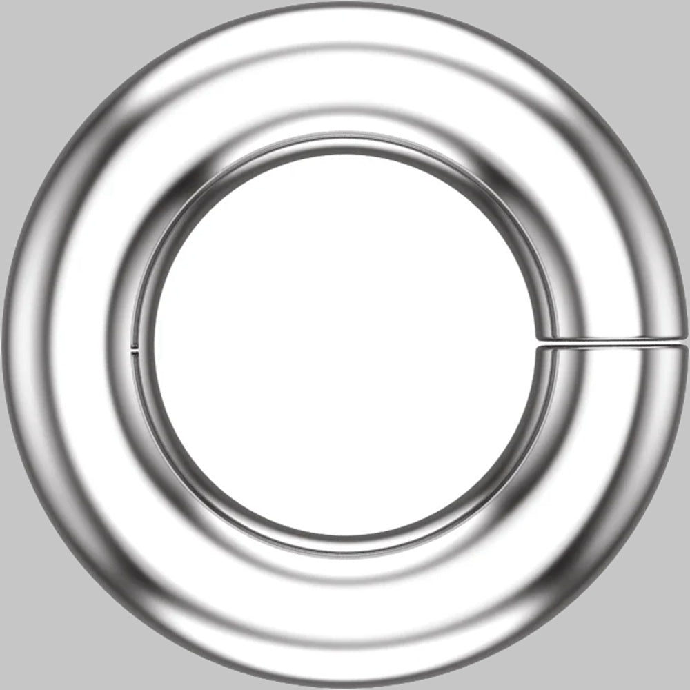 Round Jump O Rings Connectors in Solid 10K/14K/18K Yellow White Rose Gold and Platinum - Jewelry Findings
