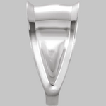 Load image into Gallery viewer, 14K Yellow White Gold Semi-Polished Tapered Pinched Bail
