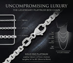 Load image into Gallery viewer, Round Box 950 Platinum Chain Necklace Widths 1.6mm, 2.7mm, and 3.2mm
