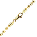 Load image into Gallery viewer, 18K Yellow Solid Gold Round Bead Bracelet 1.2mm, 2.0mm, and 2.5mm Widths
