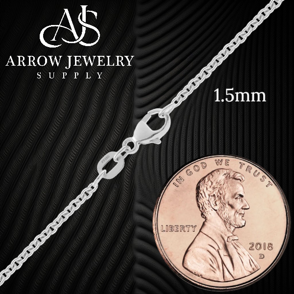 Solid 950 Platinum Round Cable Link Bracelet