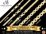 Load image into Gallery viewer, Solid 14K Yellow Gold Round Smooth Box Chain Necklace Made in any Custom Length
