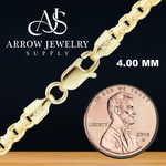 Load image into Gallery viewer, Solid 14K Yellow Gold Round Smooth Box Chain Necklace Made in any Custom Length
