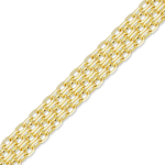 Load image into Gallery viewer, Solid 14K Yellow Gold Double Bizmark Chain Necklace 15" - 36" Lengths
