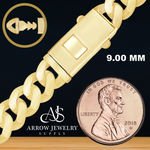 Load image into Gallery viewer, 14K Yellow Gold Handmade Cuban Curb Link Custom Length Chain Necklace
