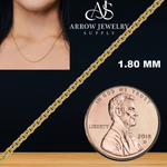 Load image into Gallery viewer, Solid 14K Yellow Gold Heavy Round Custom Length Cable Chain Necklace
