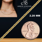 Load image into Gallery viewer, Solid 14K Yellow Gold Heavy Round Custom Length Cable Chain Necklace
