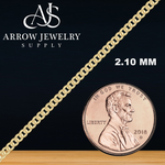 Load image into Gallery viewer, Solid 14K Yellow Gold Medium Round Curb Link Chain Necklace - Custom Length
