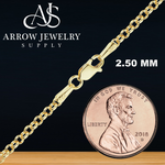 Load image into Gallery viewer, Solid 14K Yellow Gold Semi-Solid Round Rolo Link Chain Necklace - Custom Length

