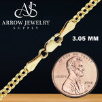 Load image into Gallery viewer, Solid 14K Yellow Gold Round Rolo Link Chain Necklace Made in any Custom Length
