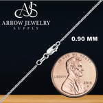 Load image into Gallery viewer, Solid 14K White Gold Heavy Round Cable Link Chain Necklace - Custom Length

