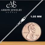 Load image into Gallery viewer, Solid 14K White Gold Heavy Round Cable Link Chain Necklace - Custom Length
