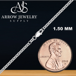 Load image into Gallery viewer, Solid 14K White Gold Heavy Round Cable Link Chain Necklace - Custom Length
