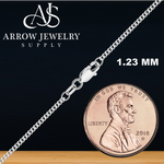 Load image into Gallery viewer, Solid 14K White Gold Curb Cuban Link Chain Necklace Made in any Custom Length
