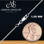 Load image into Gallery viewer, Solid 14K White Gold Round Snake Chain Necklace Made in any Custom Length

