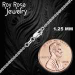 Load image into Gallery viewer, Solid 14K White Gold Wheat Chain Necklace Made in any Custom Length
