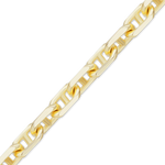Load image into Gallery viewer, 14K Yellow Gold Anchor Mariner Cable Link Chain Bracelet Solid Gold Not Plated
