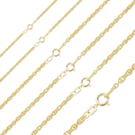 Load image into Gallery viewer, 14K Yellow Gold Classic Rope-Cable Chain Bracelet Solid Gold Not Plated
