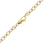 Load image into Gallery viewer, 14K Yellow Gold Light Round Cable Link Chain Bracelet Solid Gold Not Plated
