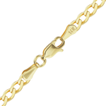 Load image into Gallery viewer, 14K Yellow Gold Light Curb Cuban Link Chain Bracelet Solid Gold Not Plated
