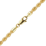 Load image into Gallery viewer, 14K Yellow Gold Handmade Solid Rope Chain Bracelet Twisted Not Plated
