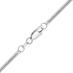 Load image into Gallery viewer, 14K White Gold Round Snake Chain Bracelet Solid Gold Not Plated
