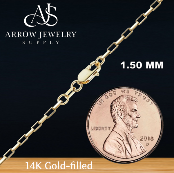 14K Gold-filled Inka Box Chain Necklace