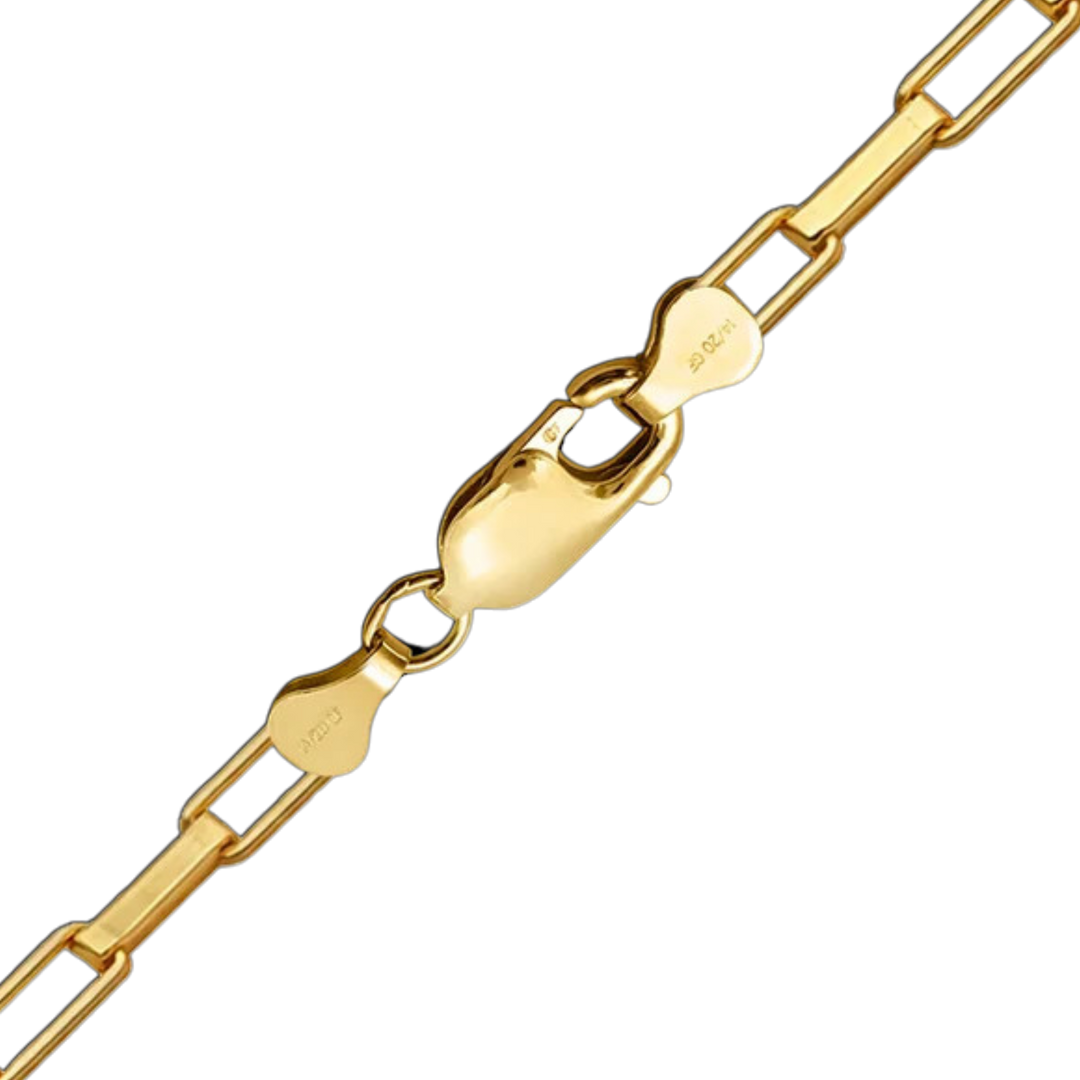 14K Gold-filled Inka Box Chain Necklace