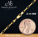 Load image into Gallery viewer, 14K Gold-filled Inka Box Chain Necklace

