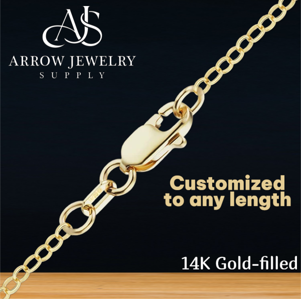 14K Gold-filled Flat Cable Necklace Not Solid Gold