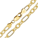 Load image into Gallery viewer, 14K Gold-filled Round Figaro Link Cable Chain Necklace
