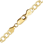 Load image into Gallery viewer, 14K Gold-filled Light Flat Curb Necklace Not Solid Gold
