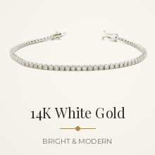 Diamond Tennis Bracelet 14K Gold Lab Grown VS+ F+ 2-17 Carats , 5-8" Lengths