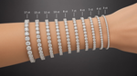 Load image into Gallery viewer, Diamond Tennis Bracelet 14K Gold Lab Grown VS+ F+ 2-17 Carats , 5-8" Lengths
