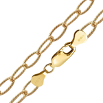Load image into Gallery viewer, 14K Gold-filled Textured Light Round Cable Link Chain Necklace
