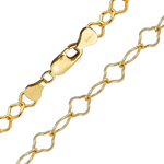 Load image into Gallery viewer, 14K Gold-filled Clover Shape Link Chain Necklace
