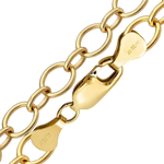 Load image into Gallery viewer, 14K Gold-filled Alternating Cable Link Chain Necklace
