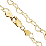 Load image into Gallery viewer, 14K Gold-filled Classic Heart Link Chain Necklace
