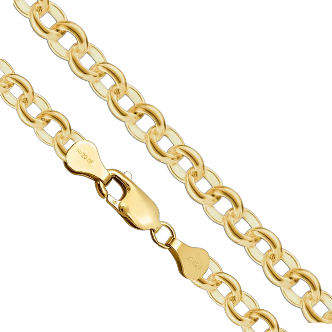 14K Gold-filled Rolo Link Chain Necklace