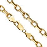 Load image into Gallery viewer, 14K Gold-filled Oval Rolo Link Chain Necklace
