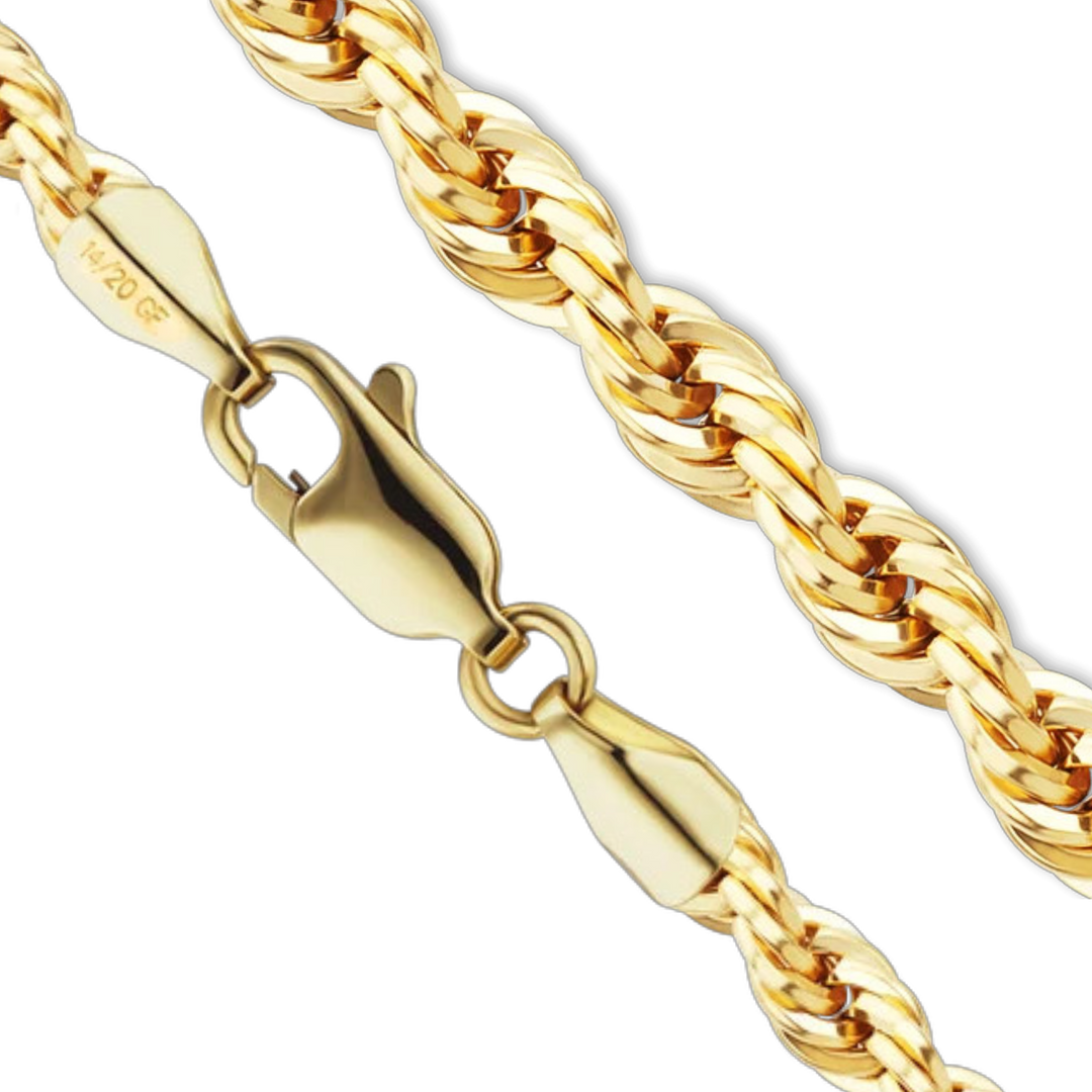 14K Gold-filled Handmade Rope Chain Necklace