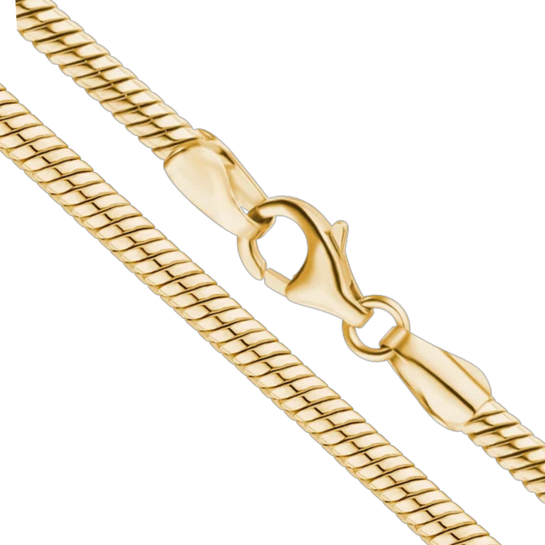 14K Gold-filled Round Snake Chain Necklace