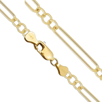 Load image into Gallery viewer, 14K Gold-filled Paperclip &amp; Cable Link Chain Necklace
