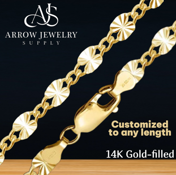14K Gold-filled Valentino Curb Link Chain Necklace