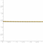 Load image into Gallery viewer, Leslies 14K Yellow Gold 1.5mm Diamond Cut Rope Chain Anklet Bracelet  Length 10'' inches
