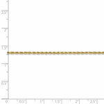 Load image into Gallery viewer, Leslies 14K Yellow Gold 1.75mm Diamond Cut Rope Chain Bracelet  Length 7'' inches
