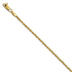 Load image into Gallery viewer, Leslies 14K Yellow Gold 1.75mm Diamond Cut Rope Chain Bracelet  Length 7'' inches
