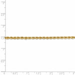 Load image into Gallery viewer, Leslies 14K Yellow Gold 2.75mm Diamond Cut Rope Chain Necklace  Length 18'' inches

