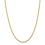 Load image into Gallery viewer, Leslies 14K Yellow Gold 2.75mm Diamond Cut Rope Chain Necklace  Length 18'' inches
